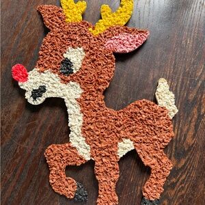 Festive Reindeer Wall Hanging
